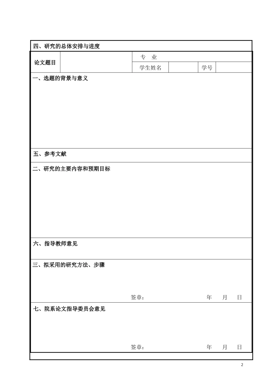 公共关系与管理专业学位论文开题报告_第2页