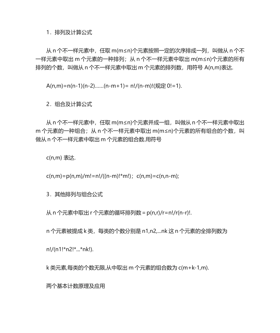 2024年MBA联考排列组合_第1页