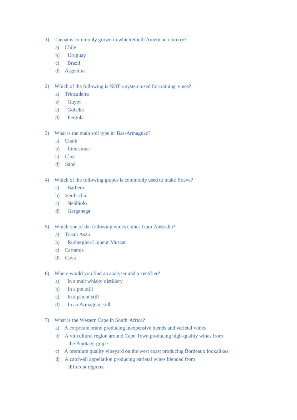 2024年WSET3全套模拟试题_第1页