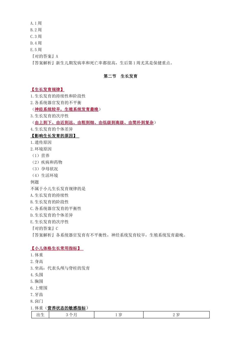 2024年初级护师儿科护理学讲义_第2页