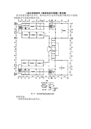 2024年二级注册建筑师建筑结构作图题模考题