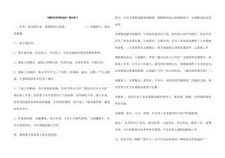 2024年钢铁是怎样炼成的考点