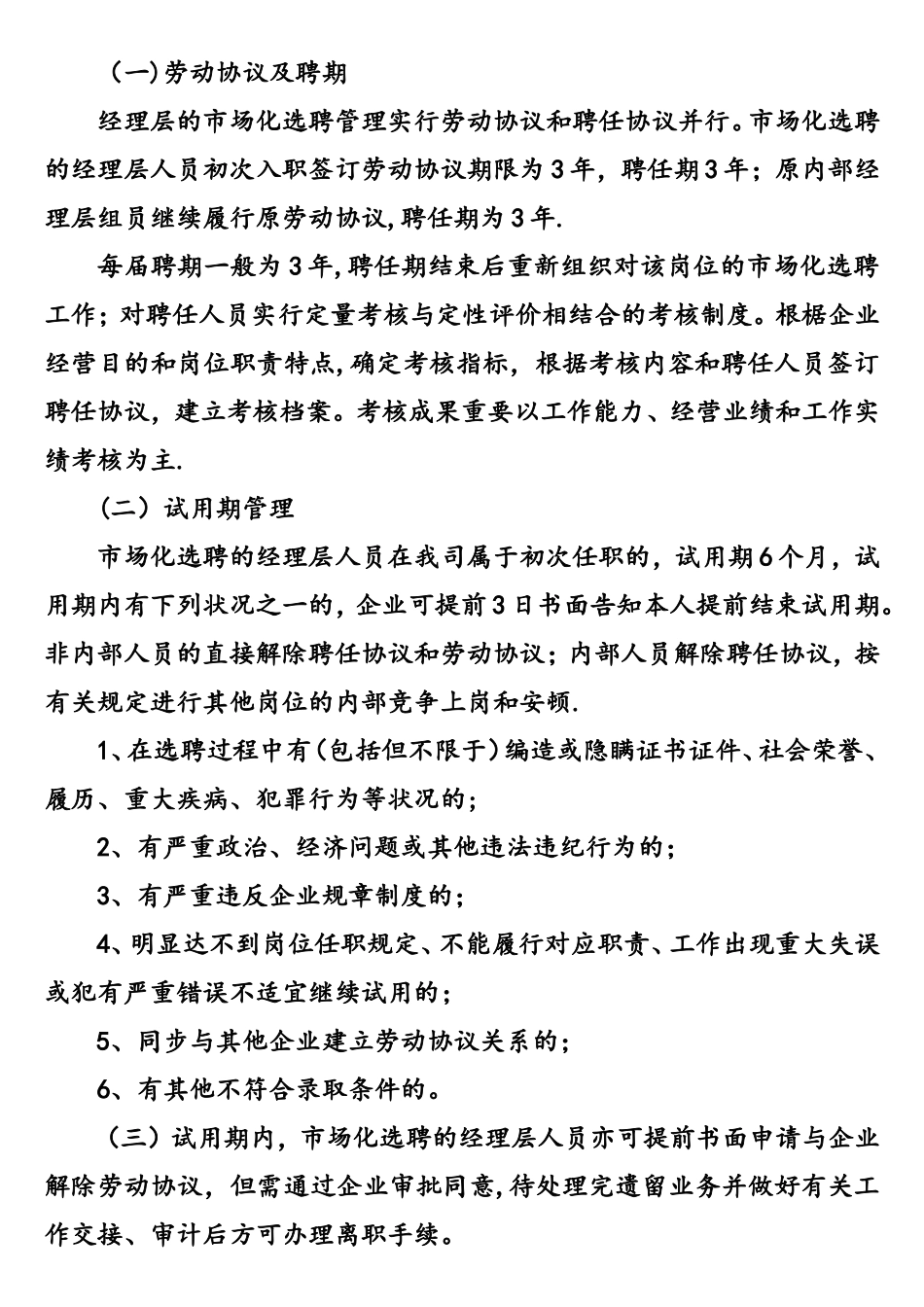 2024年公司市场化选聘经理层考核管理办法_第2页