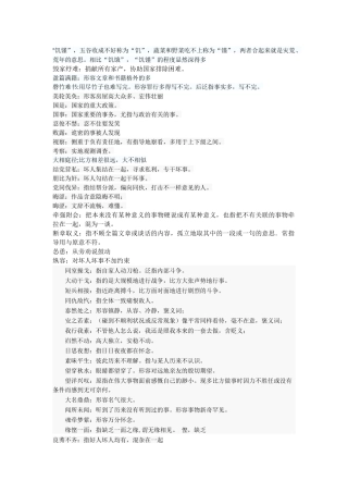 2024年公务员考试行测成语高频词