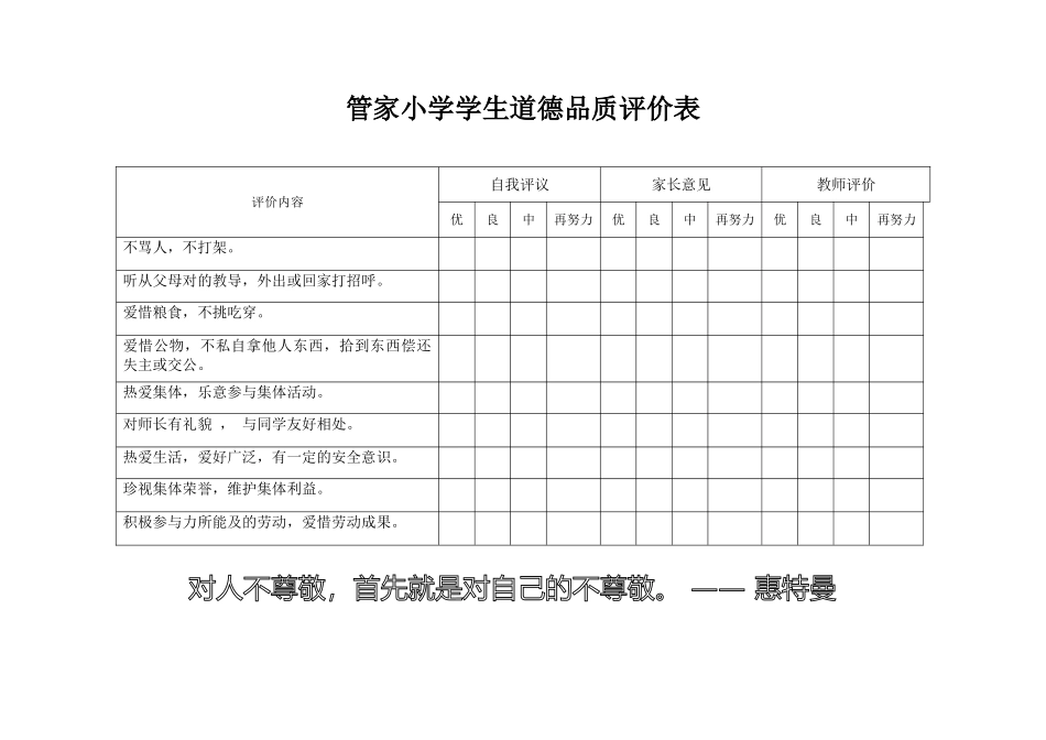 2024年管家小学学生综合素质评价手册_第3页