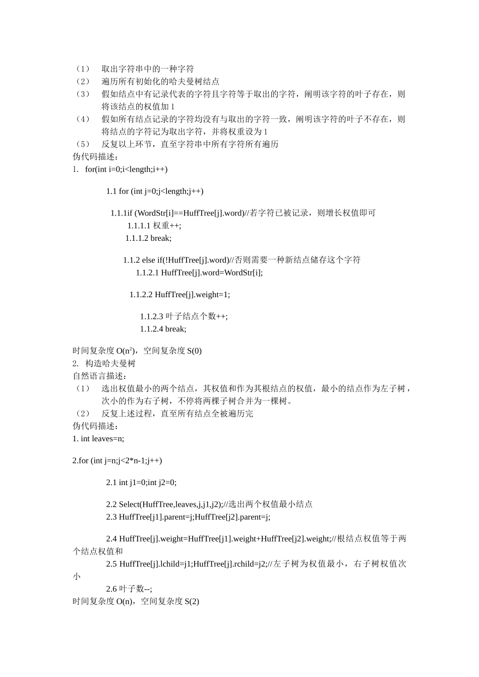 2024年哈夫曼编码实验报告_第2页