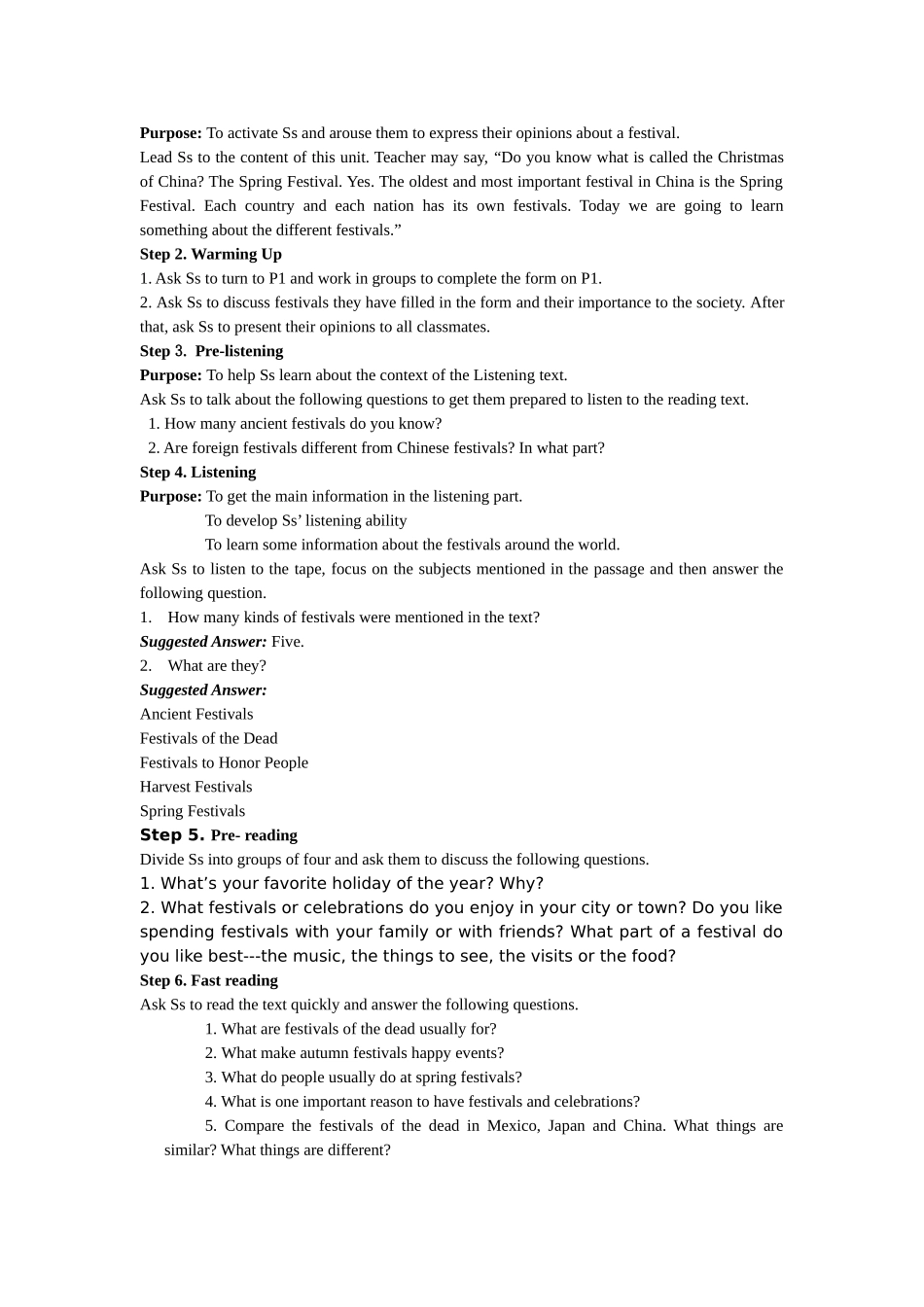 2024年人教版英语必修三Unit-1全单元教案_第3页