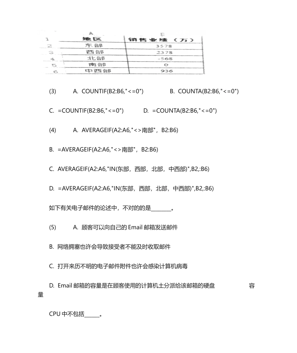 2024年上半年软考程序员上午题_第2页