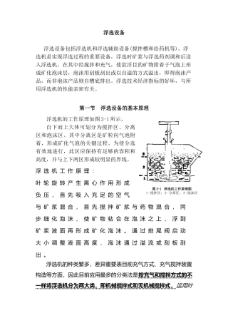 2024年设备管理浮选设备
