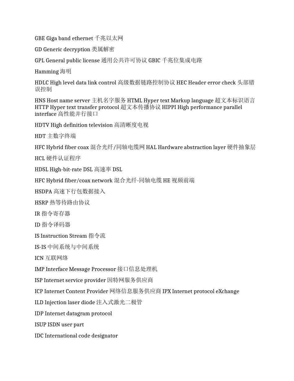 2024年网络工程师必备英语单词_第2页