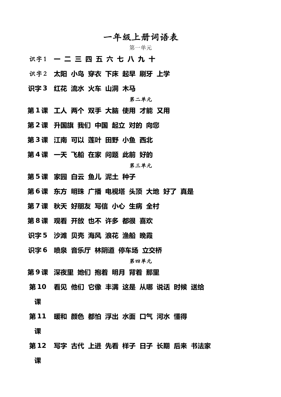 2024年小学全册词语表_第2页