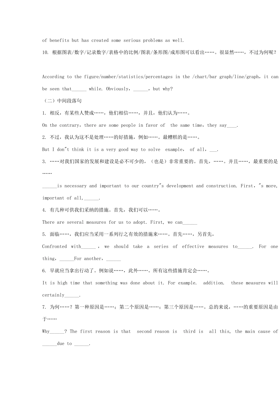 2024年学位英语作文万能模板,绝对有用_第2页