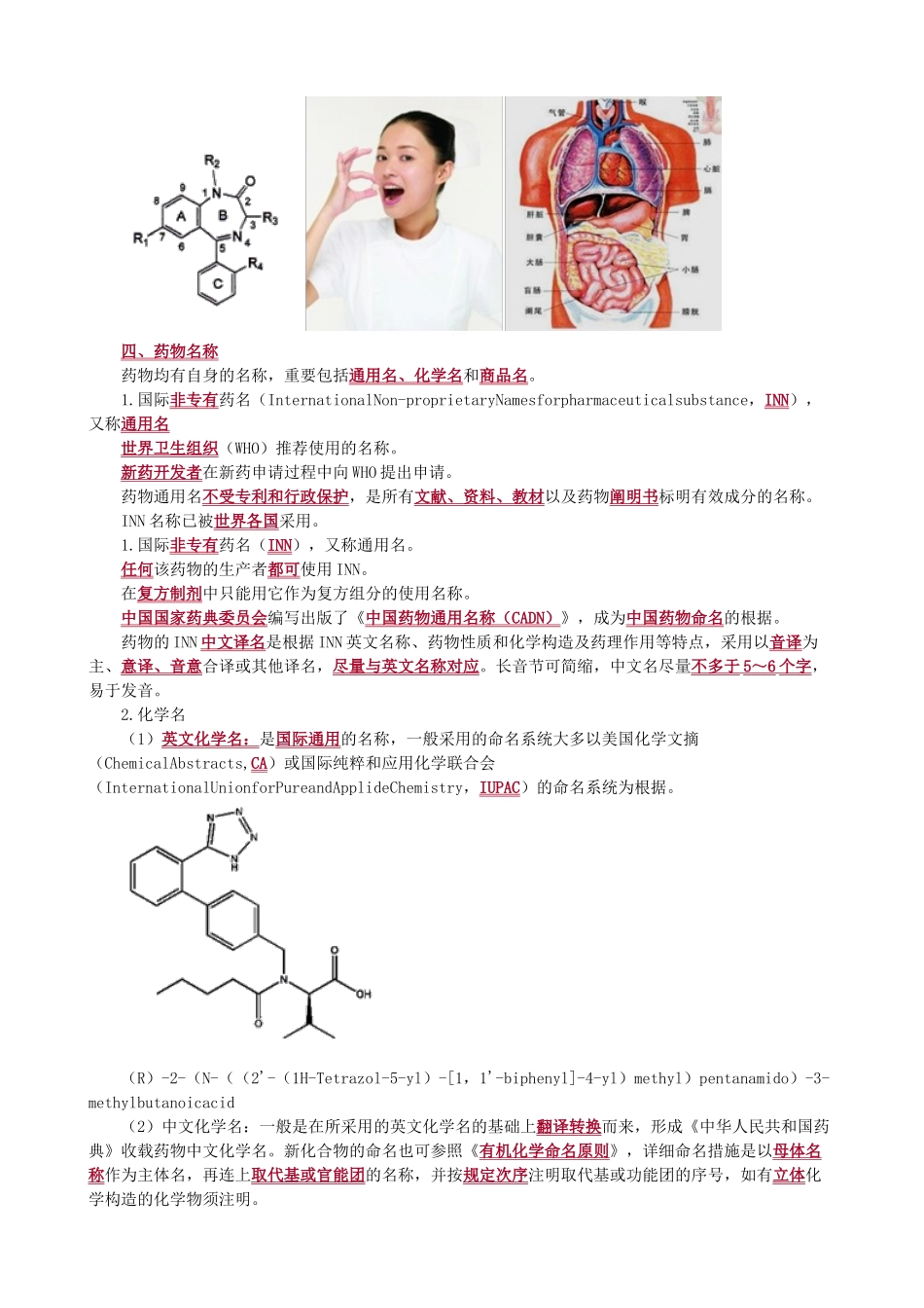 2024年药物化学知识点归纳总结_第2页