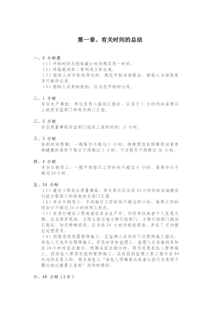 2024年一建法规相关知识点提炼总结记住就过了