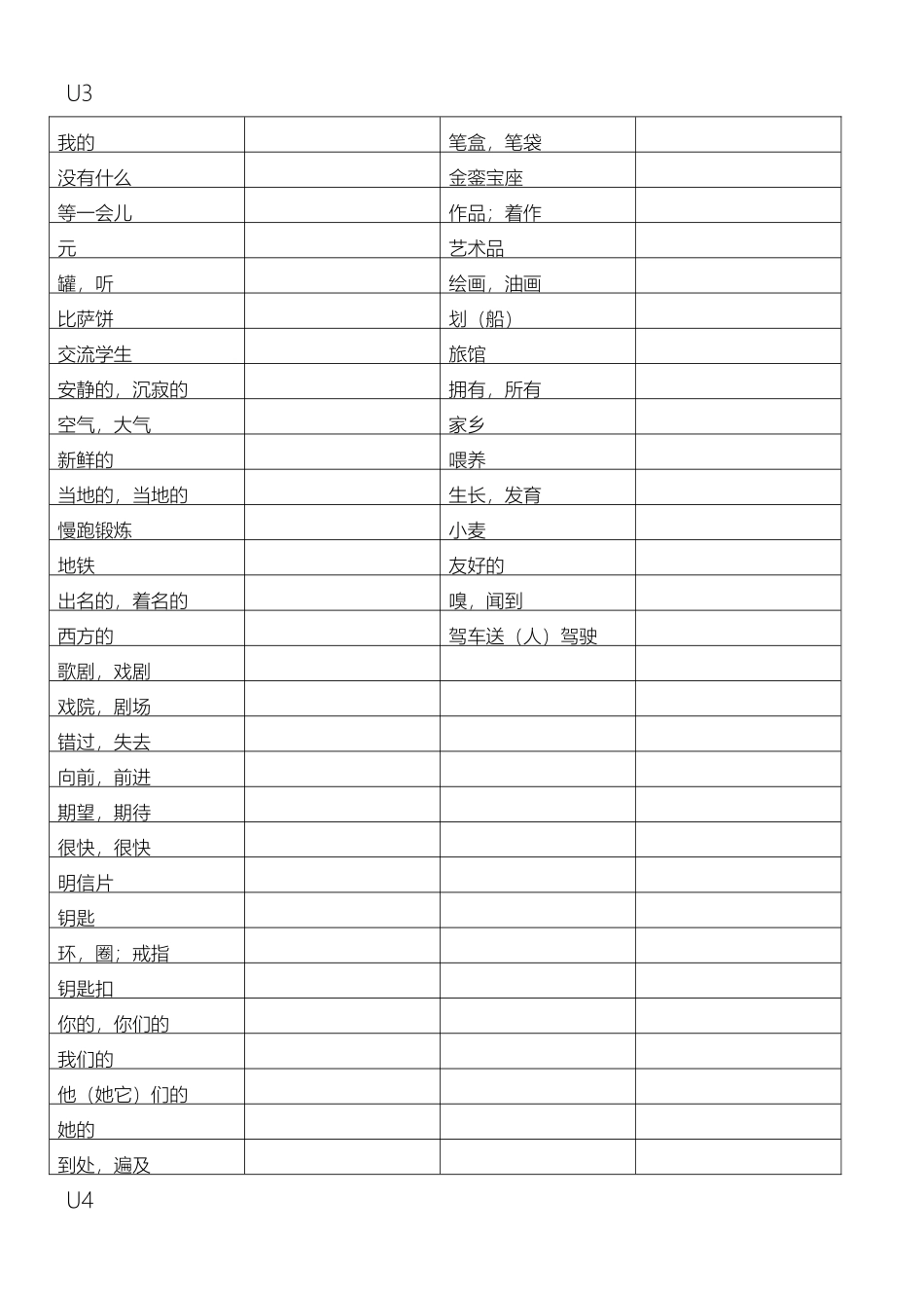2024年译林版B全册单词表_第3页