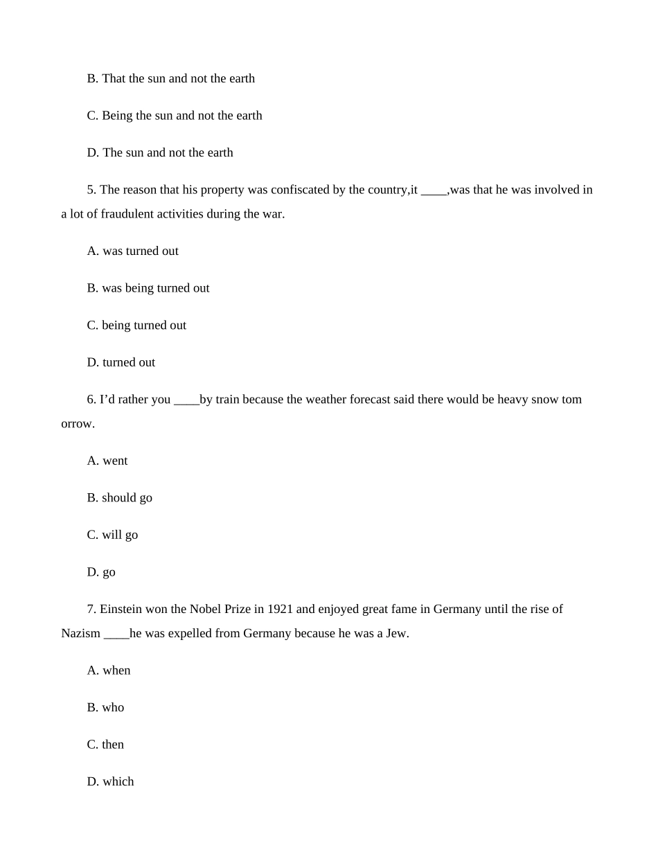 2024年英语专业四级词汇语法练习题二_第2页