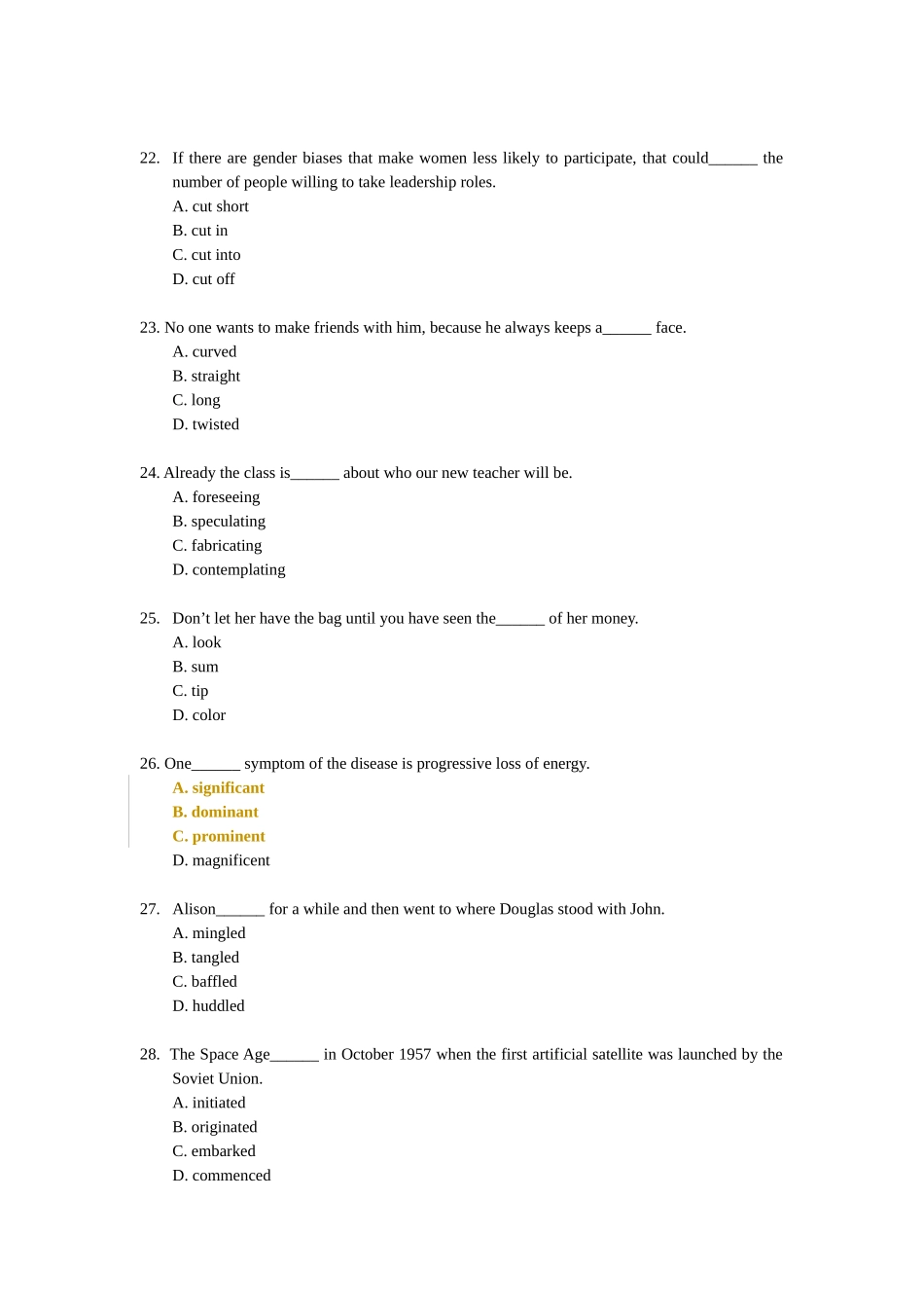 2024年英语专业四级模拟试卷_第3页