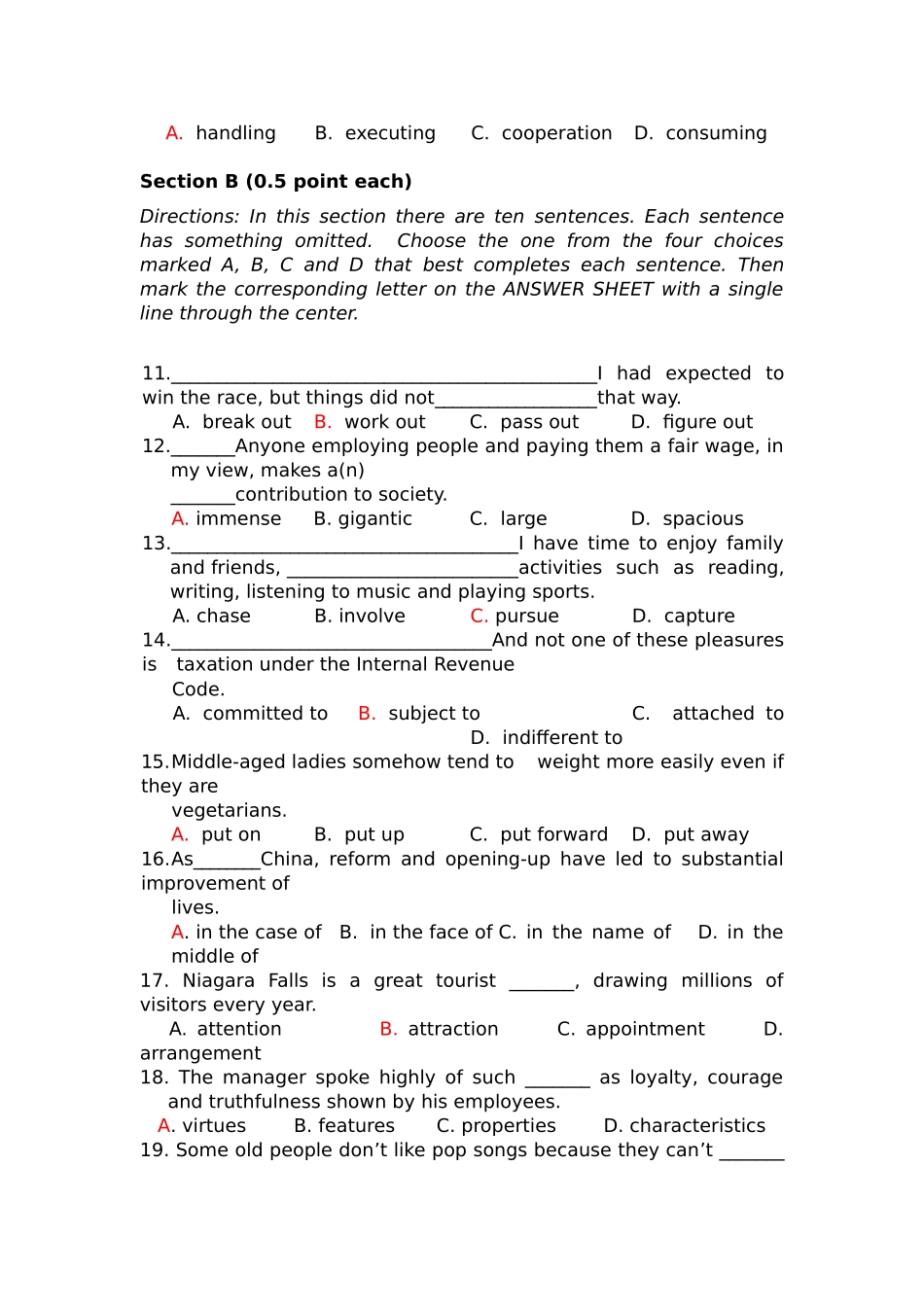 2024年云南师范大学学位英语试卷_第2页
