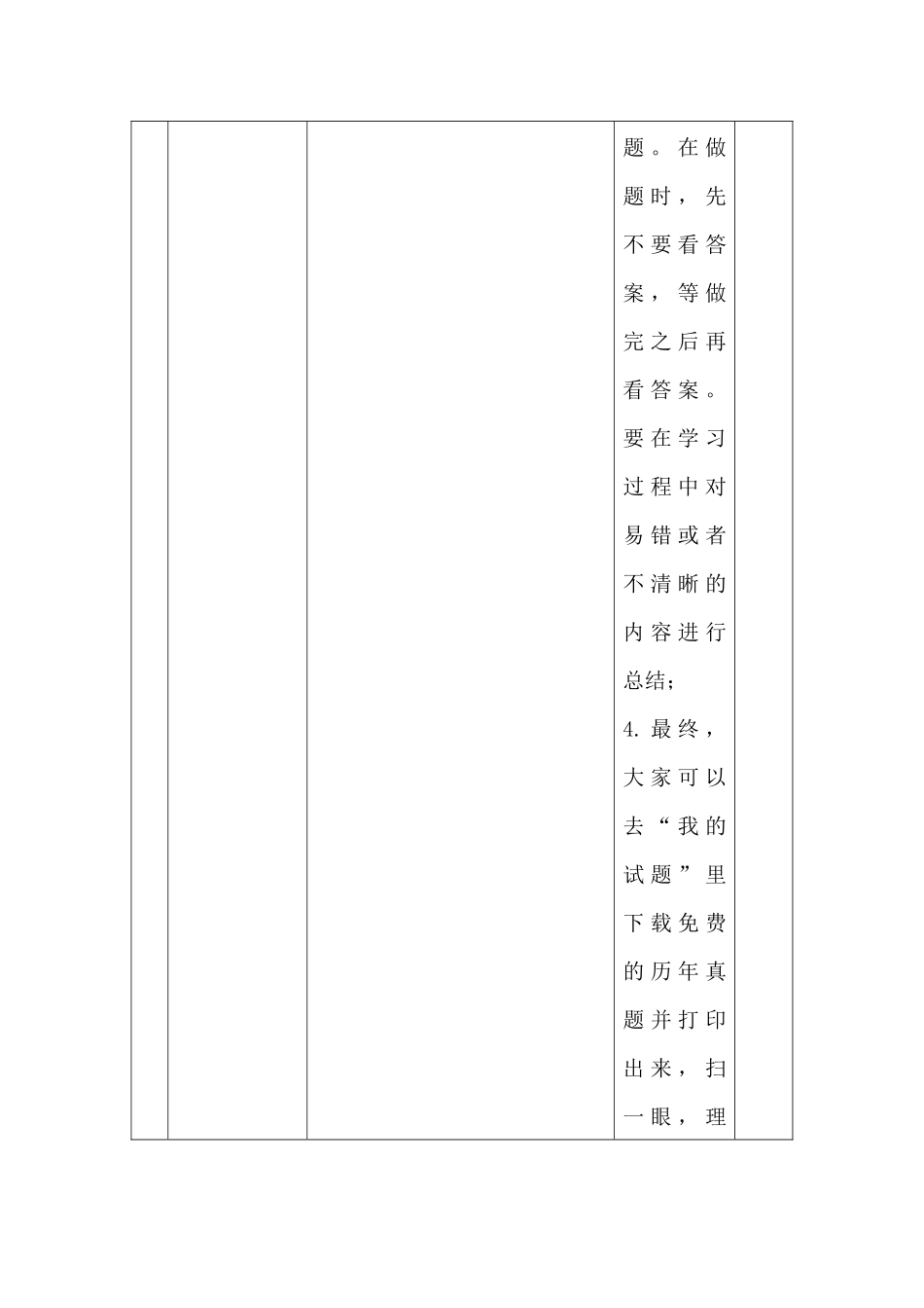 2024年中级职称考试学习计划表_第3页