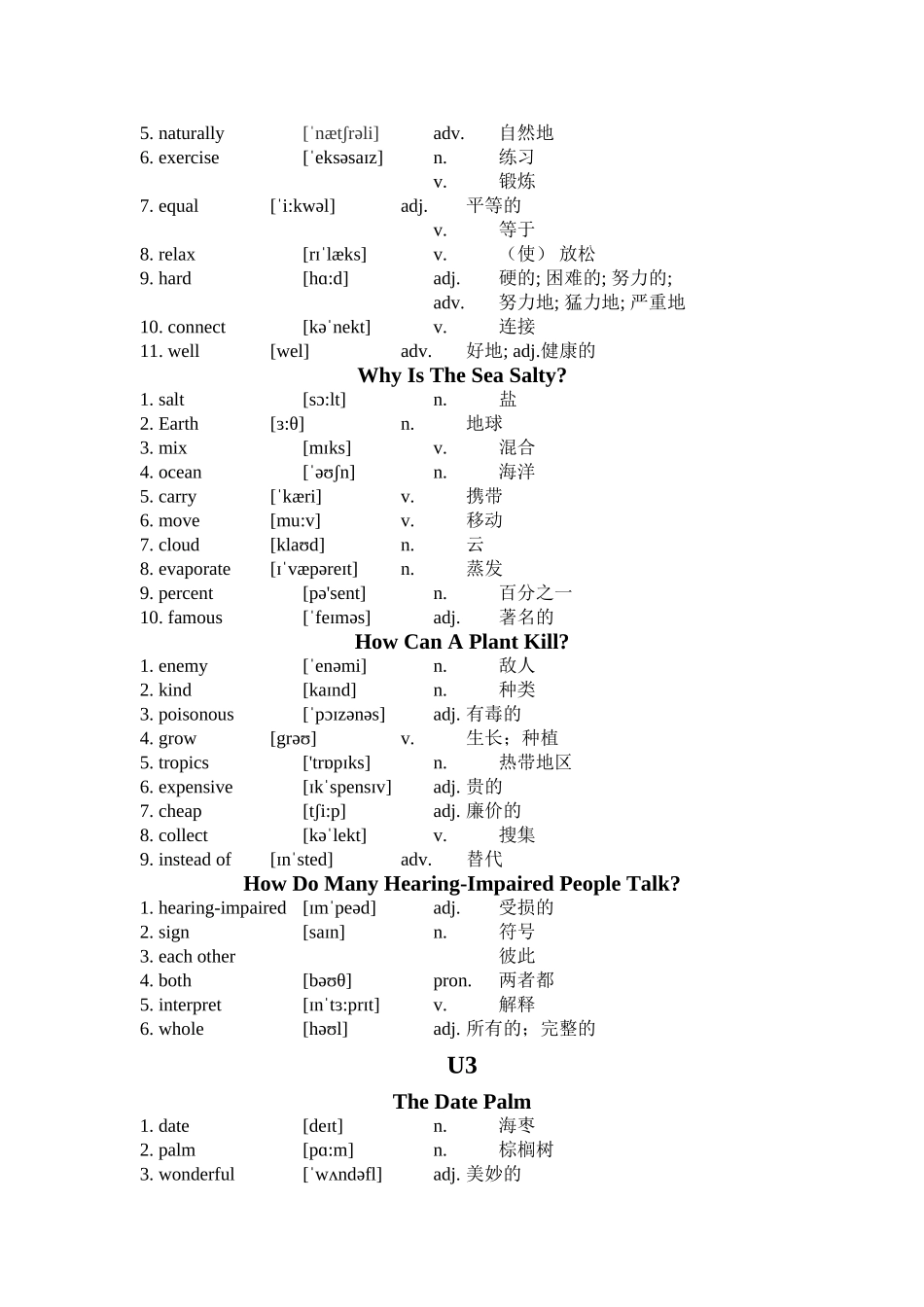 2024年中学生百科英语必背_第3页