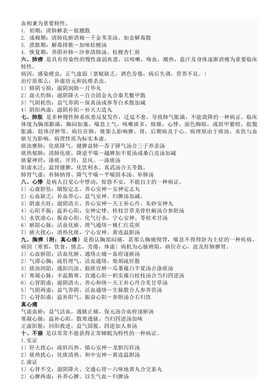 2024年中医内科学主治医师精华笔记_第2页