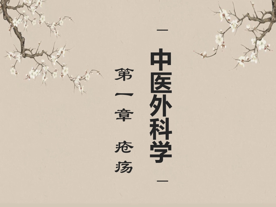 中医外科学疮疡PPT培训课件_第1页