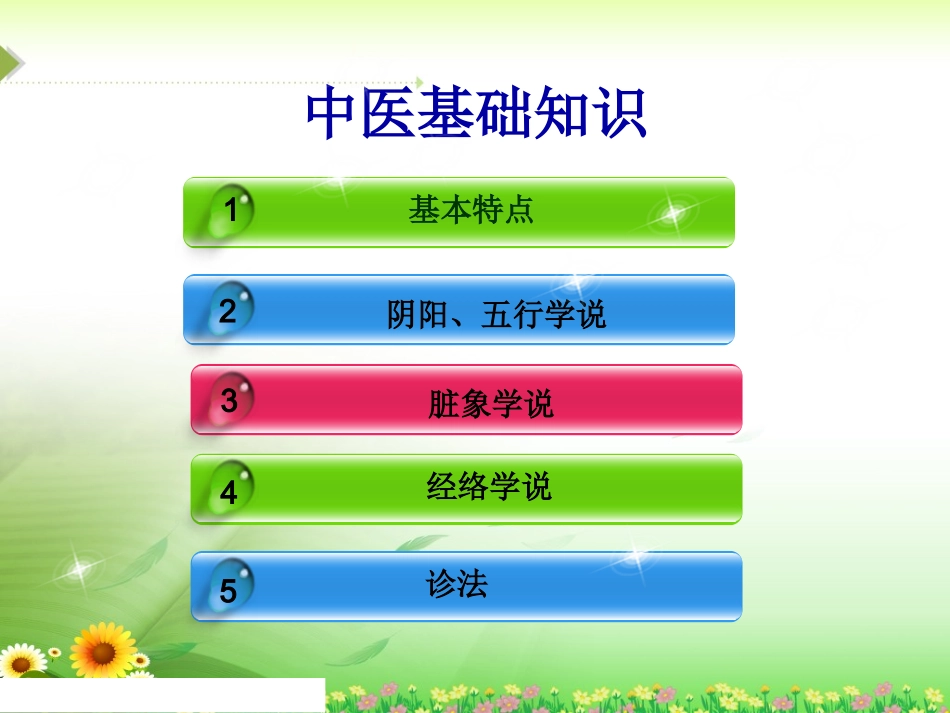 中医基础知识PPT培训课件_第2页