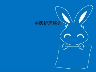 中医护理培训PPT培训课件