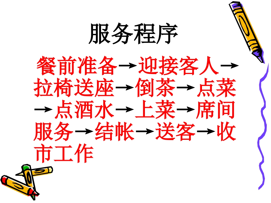 中餐服务流程PPT培训课件_第2页