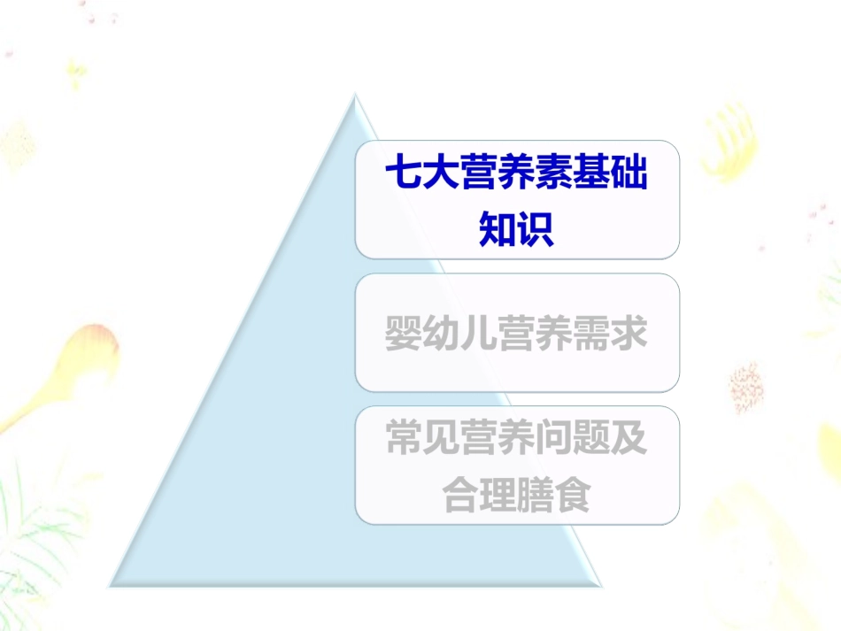 婴幼儿营养常识PPT培训课件_第2页