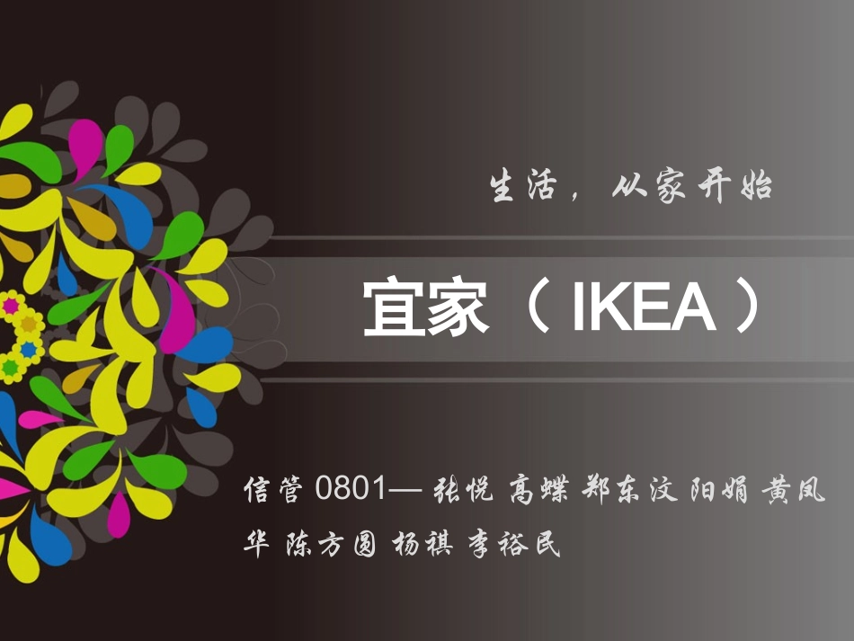 宜家ikea分析分析PPT培训课件_第1页