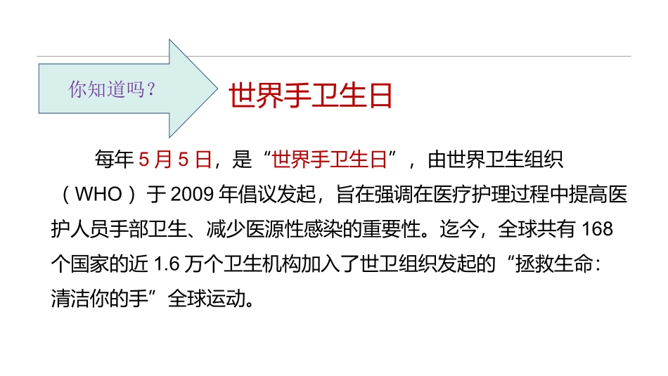 医务人员手卫生PPT培训课件_第2页