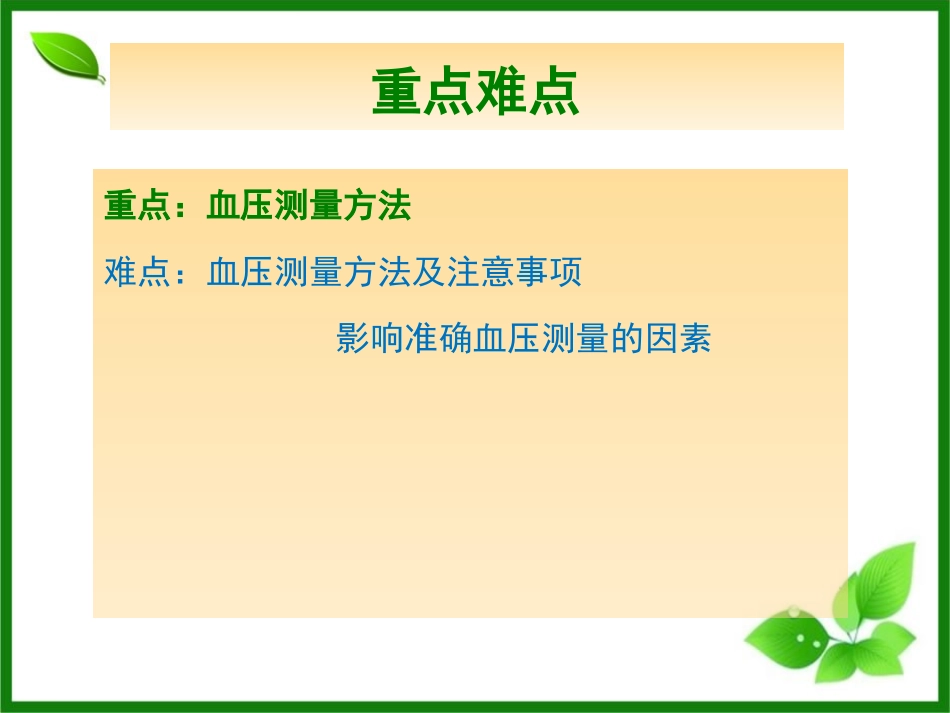 血压测量技术PPT培训课件_第3页