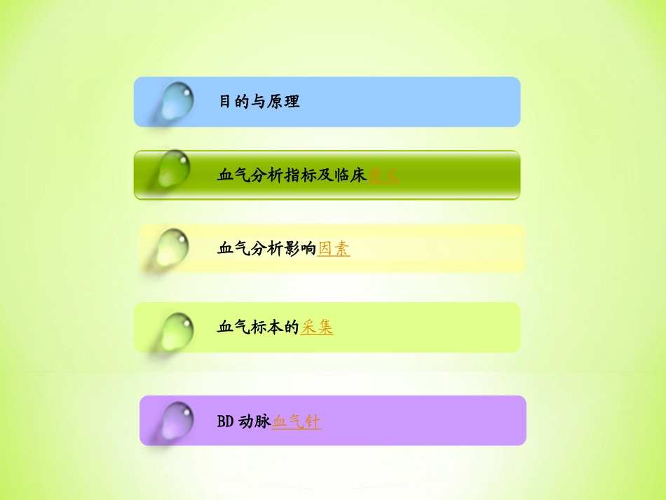 血气分析的意义PPT培训课件_第2页