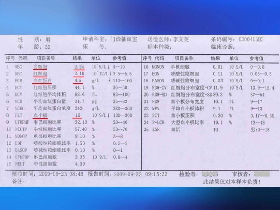 血常规分析分解PPT培训课件_第2页