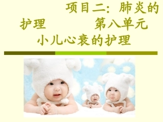 小儿心衰的护理PPT培训课件