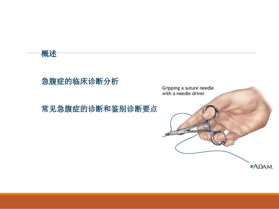 外科学急腹症PPT培训课件_第2页