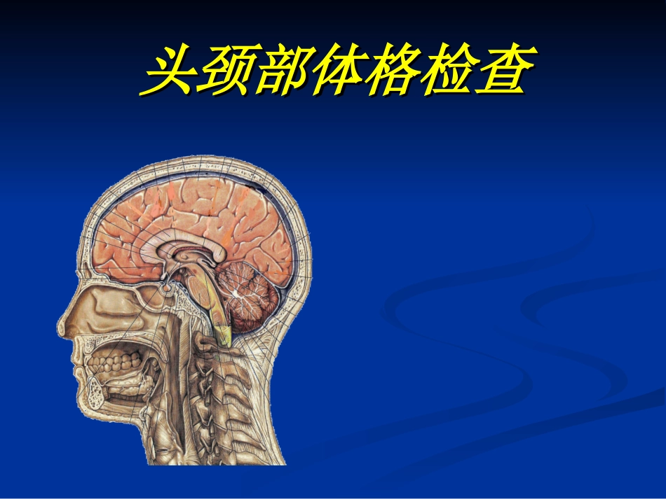 头颈部体格检查PPT培训课件_第1页