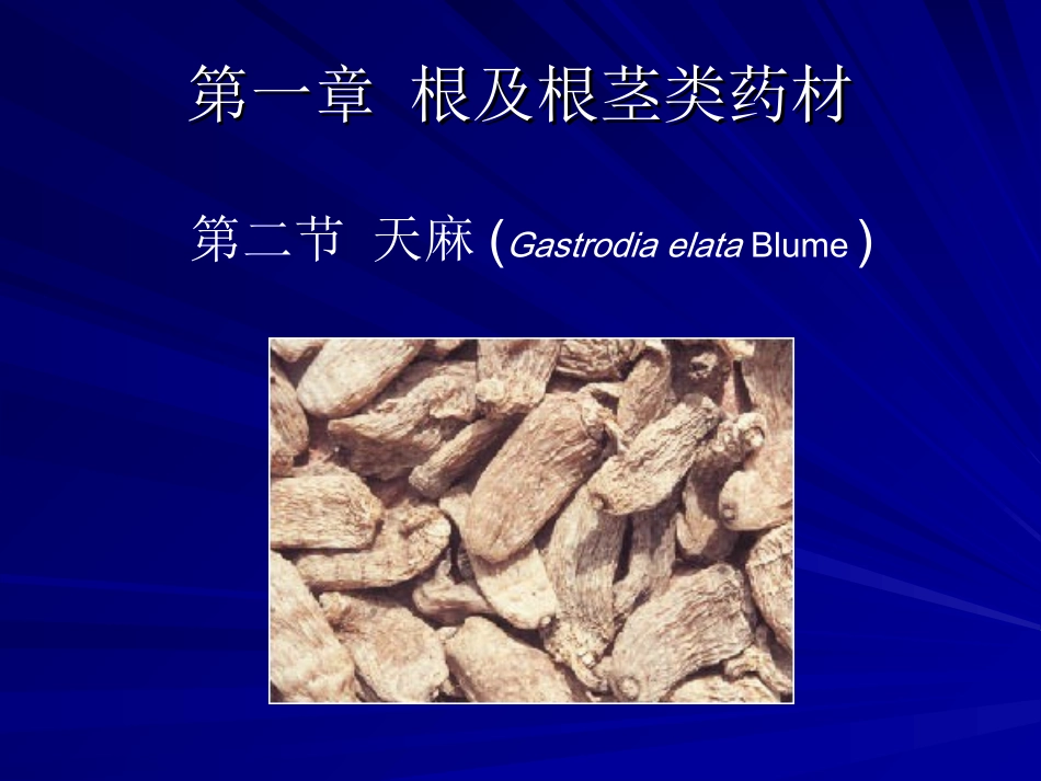 天麻栽培详解PPT培训课件_第1页