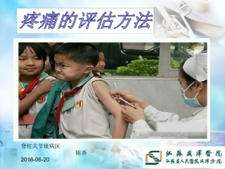 疼痛评估方法PPT培训课件