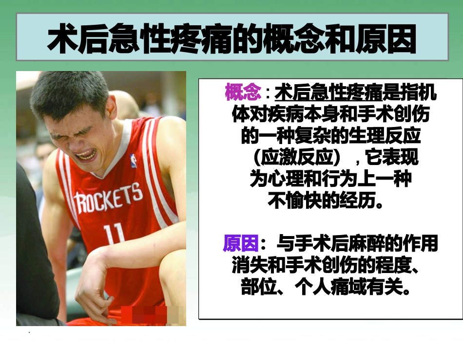 术后多模式镇痛PPT培训课件_第2页