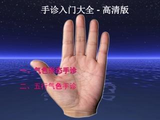 手诊入门大全PPT培训课件