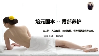 肾部养护知识PPT培训课件