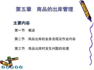 商品的出库管理PPT培训课件