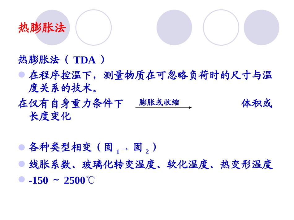 热分析DMA分析解析PPT培训课件_第1页