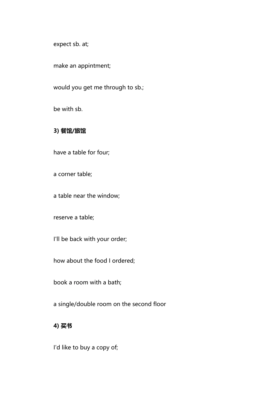 2024年6月大学英语六级听力常见话题之顾客对话场景_第3页