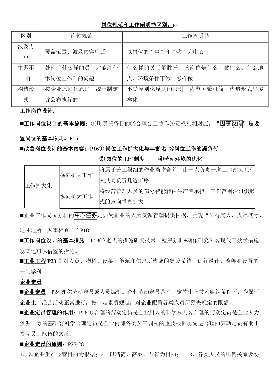 2024年11月_企业人力资源管理师三级考点预测_第2页