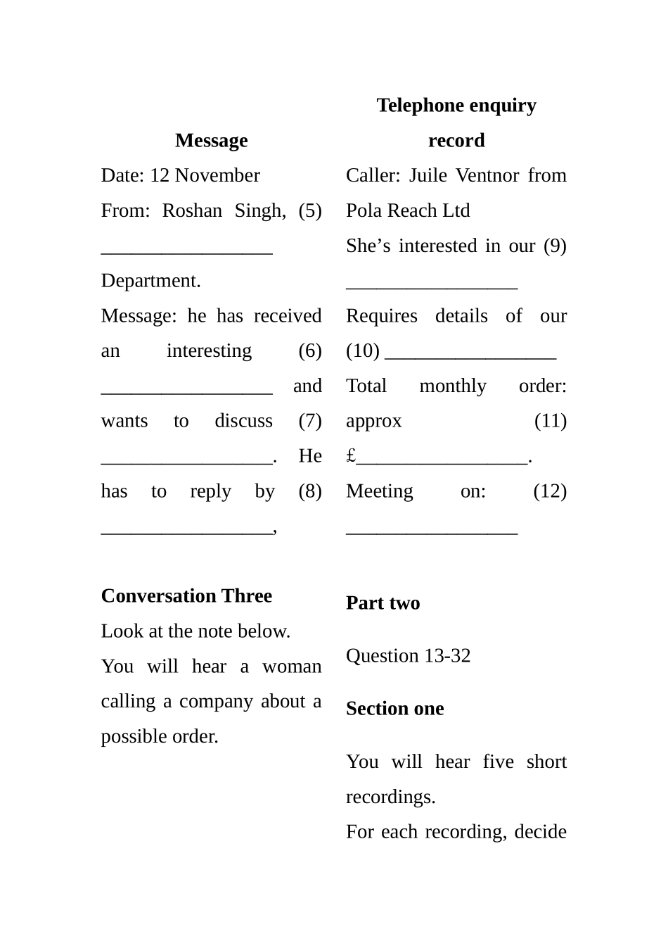 2024年BEC听力资料Listening_第2页