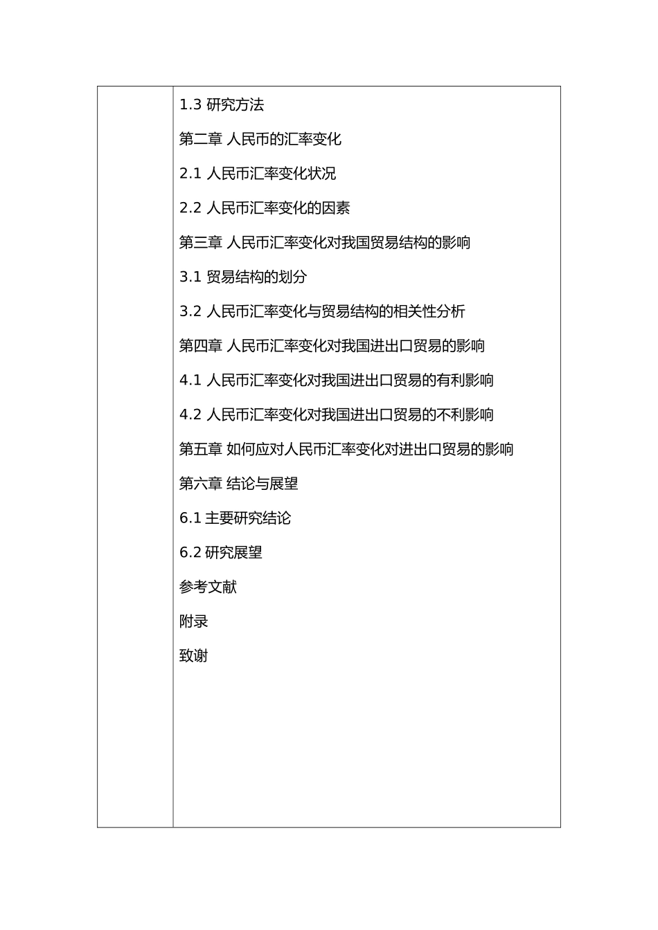 开题报告人民币汇率变化对我国进出口贸易的影响_第3页