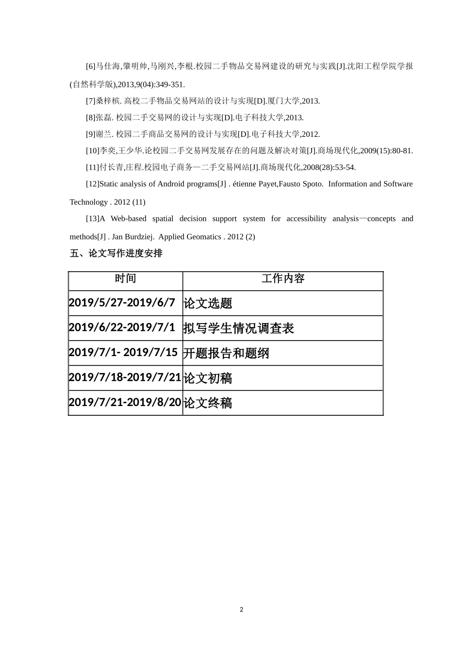 开题报告校园二手交易网的设计与实现_第3页